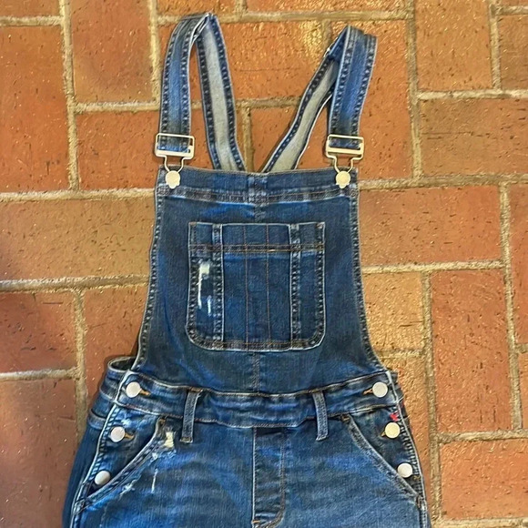 Judy Blue Denim Short Overalls S - Picture 3 of 13